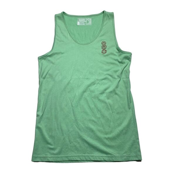 Dutch Bros Mint Smiley Faces Logo Tee Sz M - Picture 6 of 10